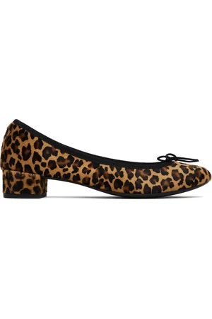 Repetto Brown Camille Ballet Rubber-Sole Heels