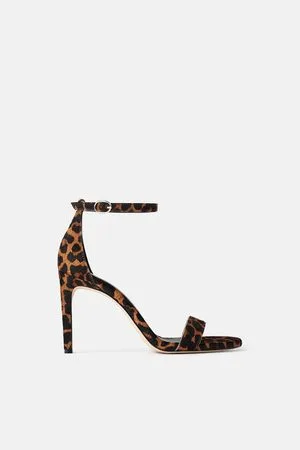 Shoes Leopard Print Heels Chain Decor Sandals in Pakistan – Spunky Mart