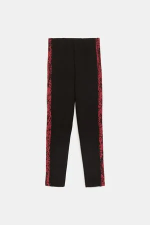 SOLD - ZARA Black Trousers with Side Stripe Detail | Black trousers, Zara  black, Side stripe