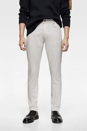 ZARA Striped Flat-Front Dress Pants Pants for Men | Mercari