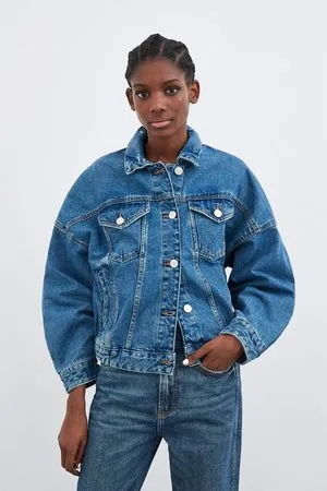NWT Zara denim jacket with faux shearling Size S | eBay-totobed.com.vn