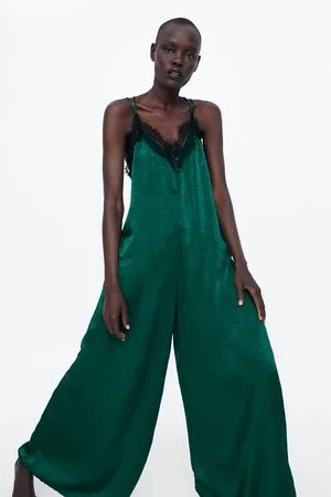 Zara - Zara strapless denim jumpsuit on Designer Wardrobe