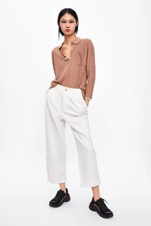 Zara - Geometric Jacquard Knit Shirt