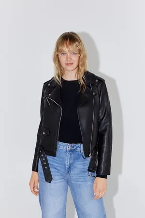 Zara Leather Jackets for Women - prices in dubai | FASHIOLA UAE-anthinhphatland.vn