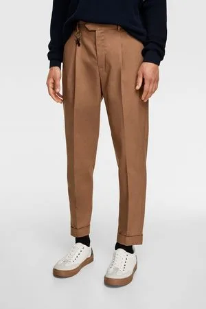 coolmax r pleated trousers