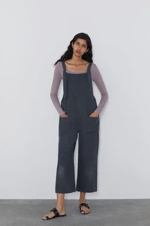 Zara + Jumpsuit with Buttons