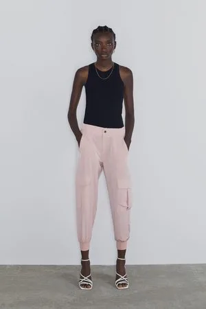 Zara tan cargo joggers | Cargo joggers, Zara, Clothes design