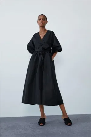 Printed Midi Dress | New Collection Online | ZARA $70